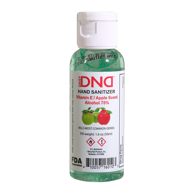 DND Scented Hand Sanitizer Gel, Apple, 1.6oz OK0810VD