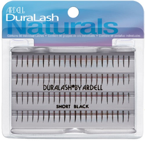 Ardell Eyelashes, Double Individual, Knot-free, Short Black, 61484 BB