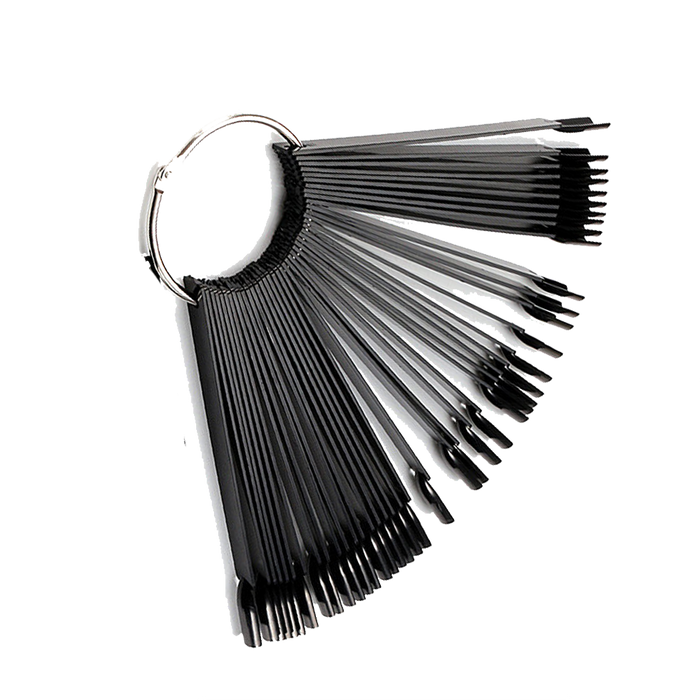 Cre8tion Nail Polish Palette With Ring, BLACK (Pk: 50 pcs/set, 200 sets/case)