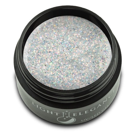 Light Elegance, UV/LED Glitter Gel, G878E, Blizzard, 17ml KK