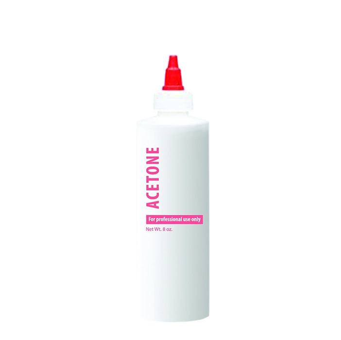 Airtouch Plastic Empty Bottle, ACETONE, 8oz (Packing: 120 pcs/case) OK0814VD