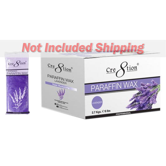 Cre8tion Paraffin Wax - LAVENDER, BOX, 18019 (Packing: 6 packs/box, 6 boxes/case)