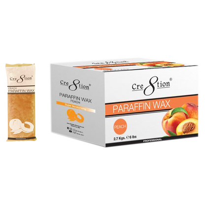 Cre8tion Paraffin Wax - PEACH, BOX, 18018 (Packing: 6 packs/box, 6 boxes/case)