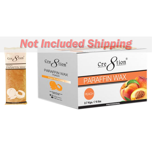 Cre8tion Paraffin Wax - PEACH, BOX, 18018 (Packing: 6 packs/box, 6 boxes/case)