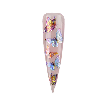 Airtouch Hollo 3D Nail Art Sticker, Butterfly Collection, BU10, Z-D3714 OK0806LK