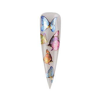Airtouch Hollo 3D Nail Art Sticker, Butterfly Collection, BU08, Z-D3712 OK0806LK