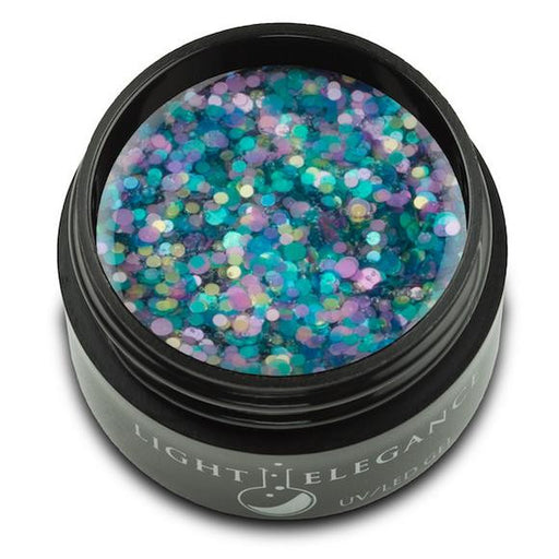 Light Elegance, UV/LED Glitter Gel, G130E, Bubbles, 17ml KK