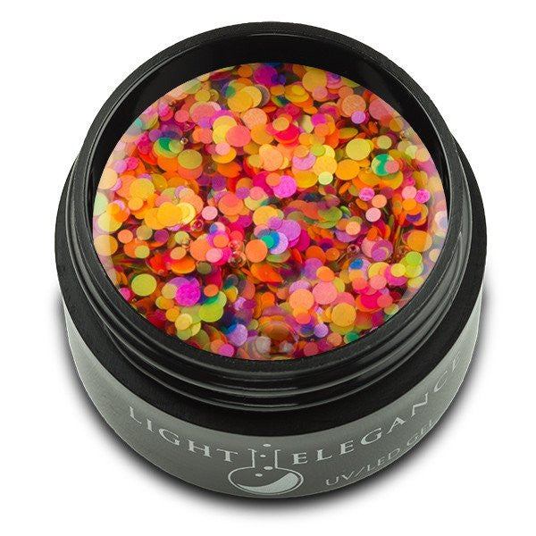 Light Elegance, UV/LED Glitter Gel, G998E, Bump, Set, Spike, 17ml KK