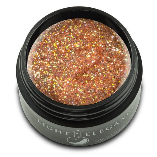 Light Elegance, UV/LED Glitter Gel, G959E, Caramel, 17ml KK