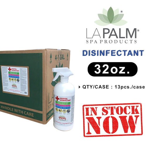 La Palm Hospital Disinfectant, 32oz, CASE, 13 pcs/case OK0413LK