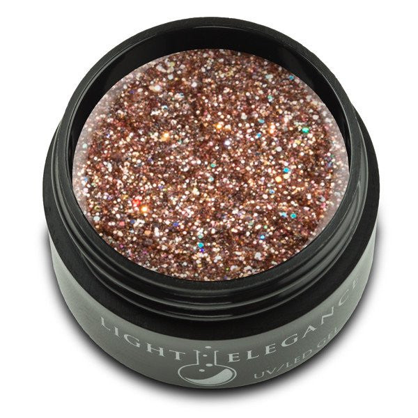 Light Elegance, UV/LED Glitter Gel, G879E, Champagne, 17ml KK
