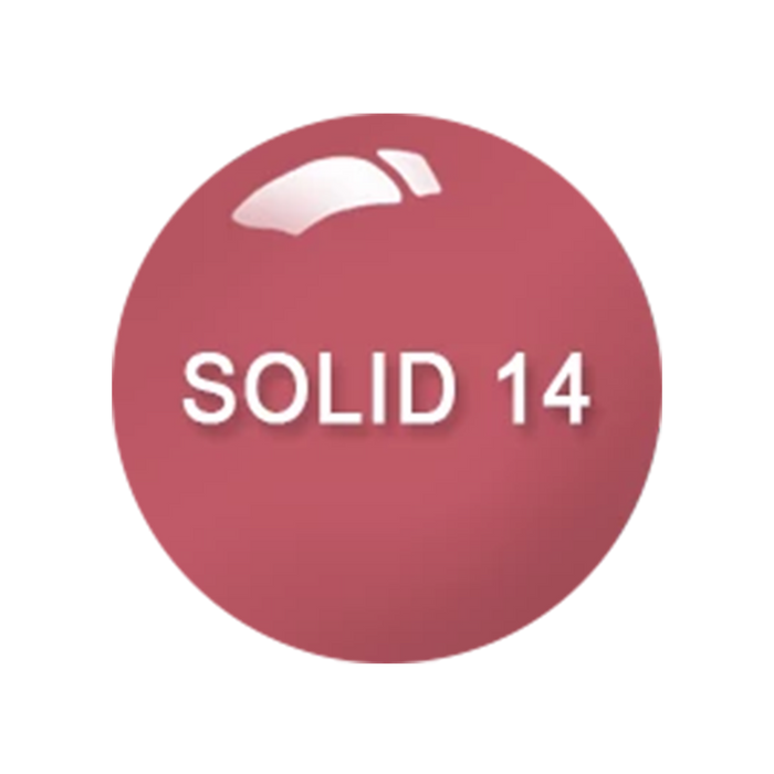 Chisel 2in1 Acrylic/Dipping Powder, Solid Collection, SOLID14, 2oz