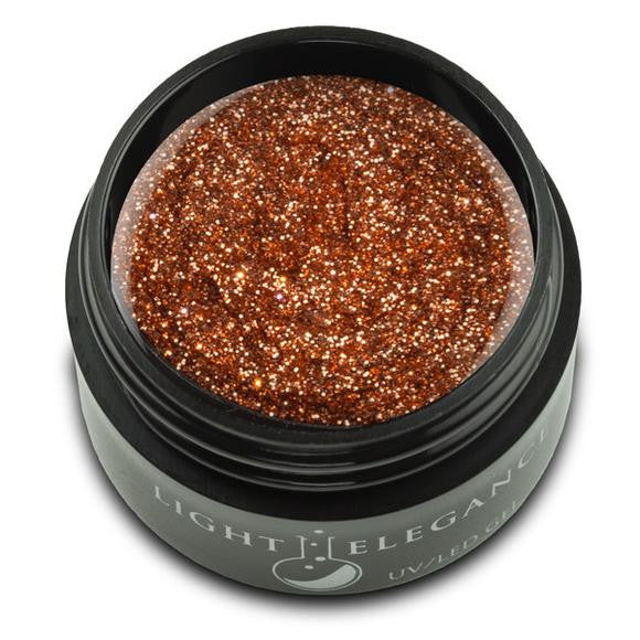 Light Elegance, UV/LED Glitter Gel, G962E, Cinnamon,17ml KK