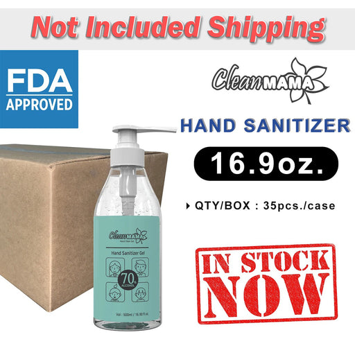 Cleanmama Sanitizer GEL (Made In Korea), CASE, 16.9oz, 35pcs/case OK0416VD
