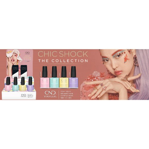 CND Vinylux 2, Chic Shock The Collection, Full line of 4 colors (from V273 to V277, Price: $3.95/pc)