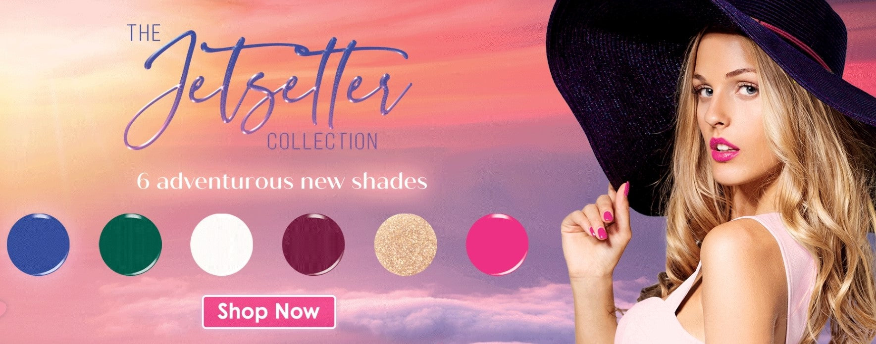 Kiara Sky Gel Polish, Jetsetter Collection, Full line of 6 colors (From G621 to G626), 0.5oz OK0518VD