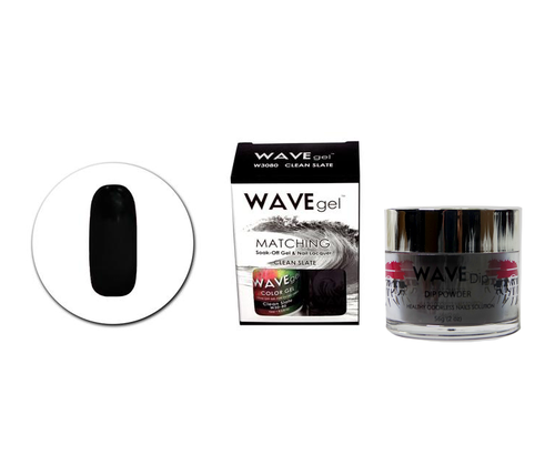 Wave Gel 3in1 Dipping Powder + Gel Polish + Nail Lacquer, 080, Clean Slate OK0603MN