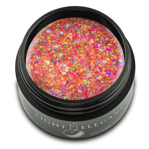 Light Elegance, UV/LED Glitter Gel, G860E, Confetti, 17ml KK