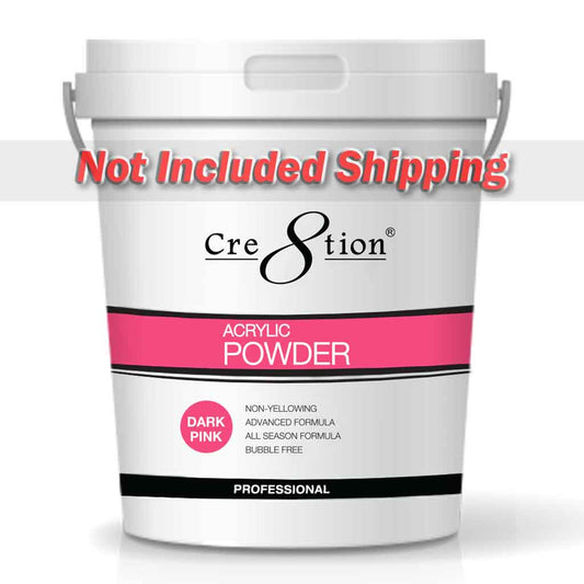 Cre8tion Acrylic Powder, Dark Pink, 25 lbs, 01446