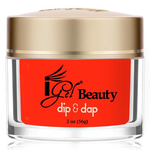 iGel Acrylic/Dipping Powder, Dip & Dap Collection, DD065, Fired Up Red, 2oz OK0810VD