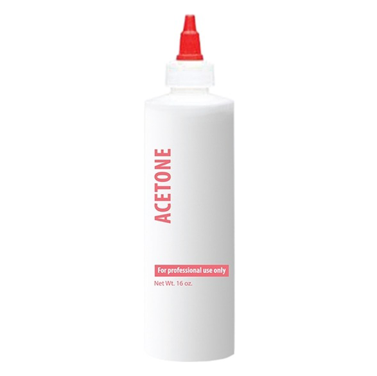 Airtouch Empty Bottle, ACETONE, 16oz (Packing: 100 pcs/case) OK0817VD