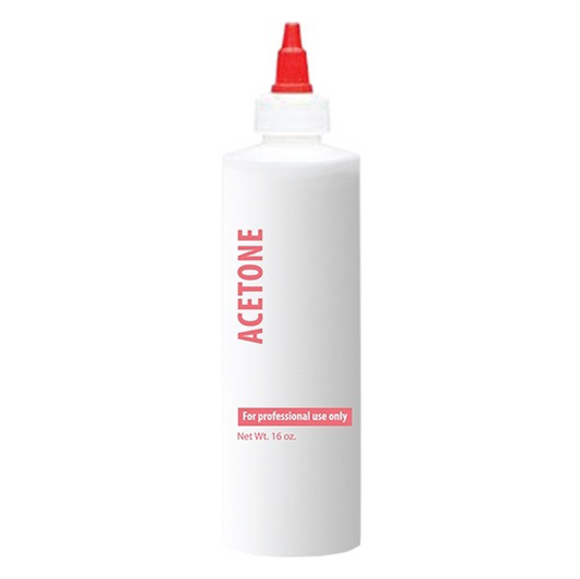 Airtouch Empty Bottle, ACETONE, 16oz (Packing: 100 pcs/case) OK0817VD