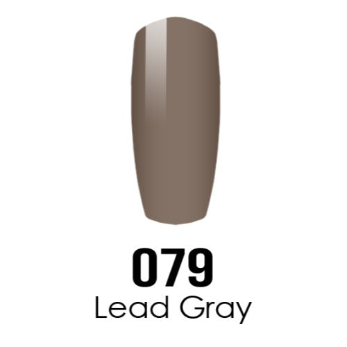DC Nail Lacquer And Gel Polish, DC 079, Lead Gray, 0.6oz MY0926