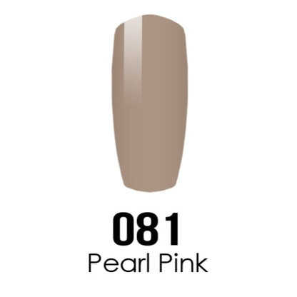 DC Nail Lacquer And Gel Polish, DC 081, Pearl Pink, 0.6oz MY0926