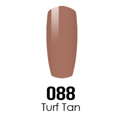 DC Nail Lacquer And Gel Polish, DC 088, Turf Tan, 0.6oz MY0926