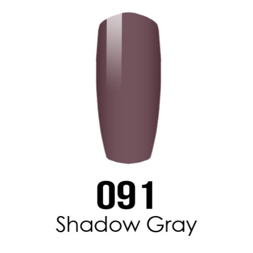 DC Nail Lacquer And Gel Polish, DC 091, Shadow Gray, 0.6oz MY0926