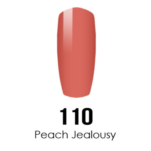 DC Nail Lacquer And Gel Polish, DC 110, Peach Jealousy, 0.6oz MY0926