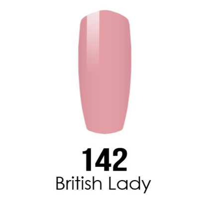 DC Nail Lacquer And Gel Polish, DC 142, British Lady, 0.6oz MY0926