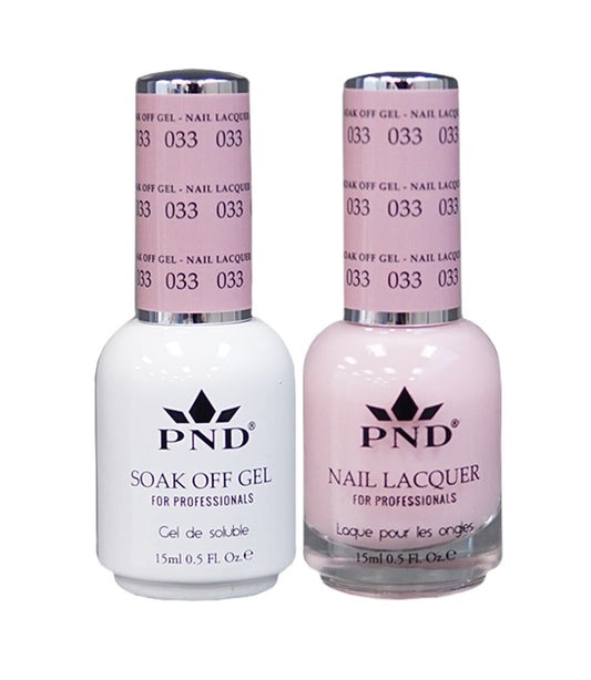 PND Gel Polish + Nail Lacquer, 033, 0.5oz OK0325QT