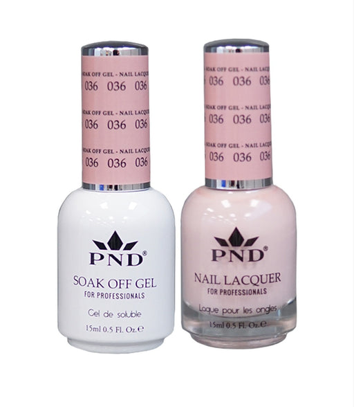 PND Gel Polish + Nail Lacquer, 036, 0.5oz OK0325QT