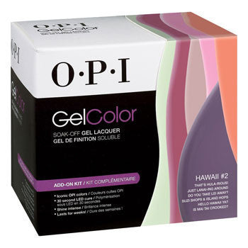 OPI GelColor, Hawaii Collection Spring/Summer 2015 6pcs set #2, 963