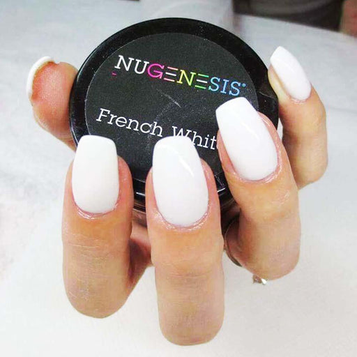 Nugenesis Dipping Powder, Pink & White Collection, FRENCH GLITTER, 1.5oz