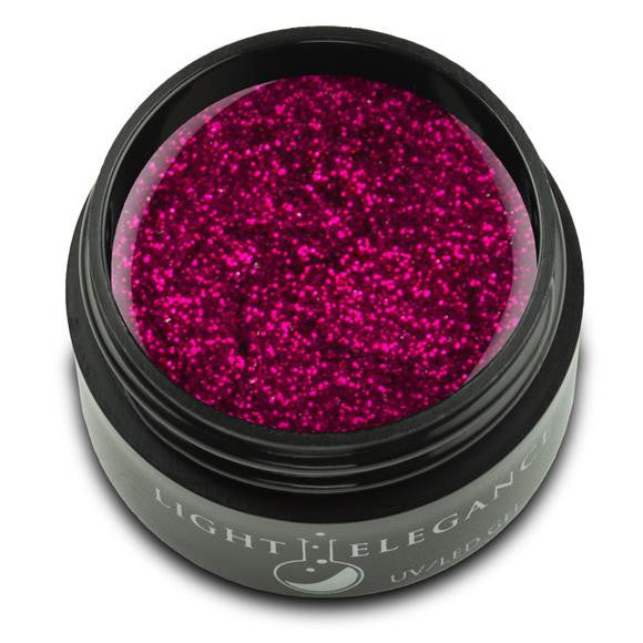 Light Elegance, UV/LED Glitter Gel, G945E, French Kiss, 17ml KK