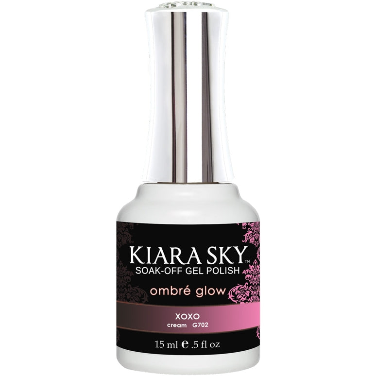 Kiara Sky Gel Polish, G702, Ombre Glow Beauty Vault Collection, XOXO, 0.5oz MH1004