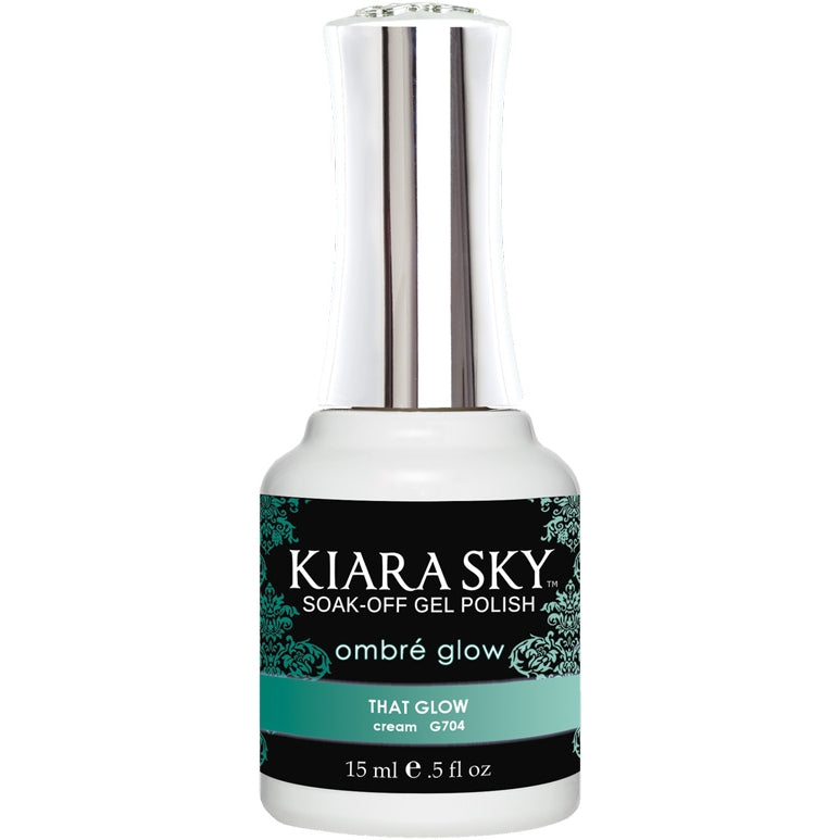 Kiara Sky Gel Polish, G704, Ombre Glow Beauty Vault Collection, That Glow, 0.5oz MH1004