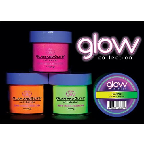 G & G Glow In The Dark Acrylic Powder (not Dipping Powder), 1oz, Full line of 48 Colors