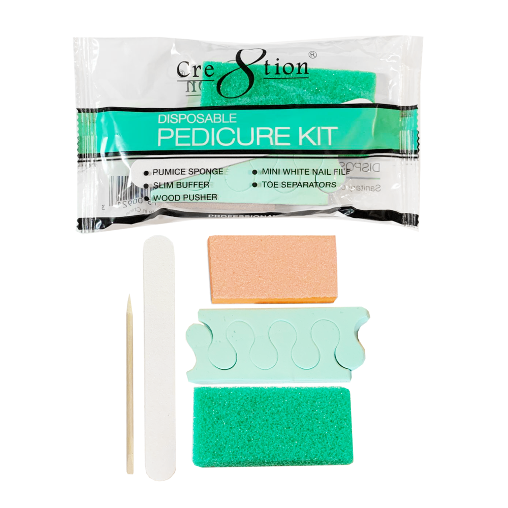 Cre8tion Disposable Pedicure Kit B, 19341, CASE (Packing: 200 sets/case)