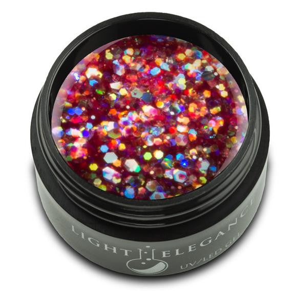 Light Elegance, UV/LED Glitter Gel, G891E, Gumdrop, 17ml KK