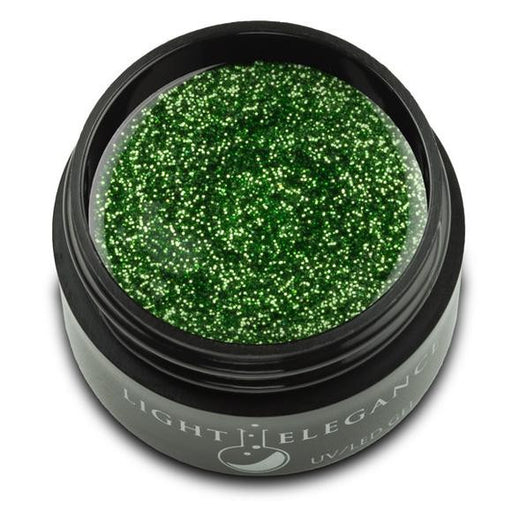 Light Elegance, UV/LED Glitter Gel, G977E, Gummy Green, 17ml KK