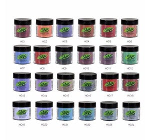 SNS Gelous Dipping Powder, Holiday Collection, 1oz, Full Line Of 24 Colors (from HC01 to HC24)