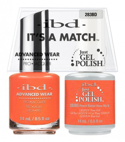 IBD Just Gel Polish, 69970, It's A Match Duo, Peach Palette, Peach Better Have My $, 0.5oz