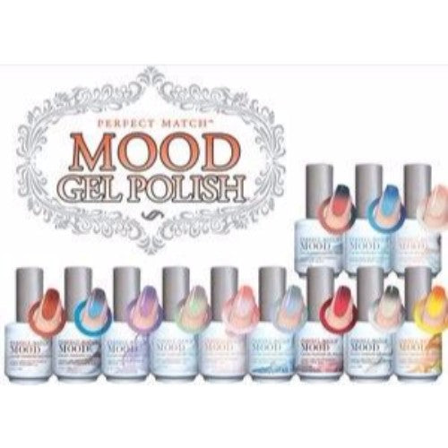 LeChat Mood Perfect Match Color Changing Gel Polish, 0.5oz, Full Line Of 60 Colors