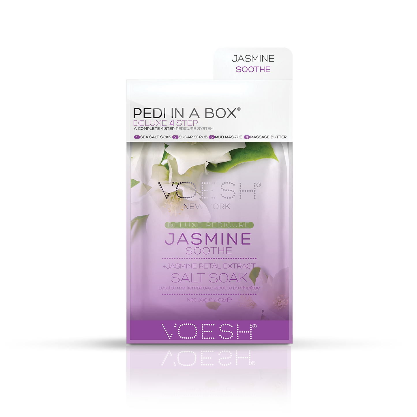 Voesh Pedi in a Box Deluxe 4 Step, JASMINE SOOTHE, VPC208 JSM