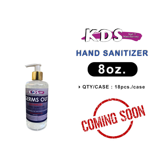 KDS Germs Out Advanced Hand Sanitizer GEL, 8oz OK0406VD