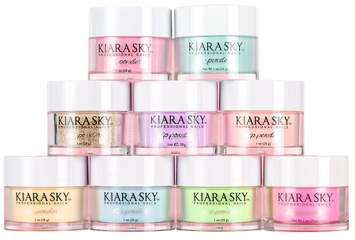 Kiara Sky Dipping Powder, Glow In The Dark Collection, Full line of 48 colors (From DG101 to DG148) 1oz OK1028LK