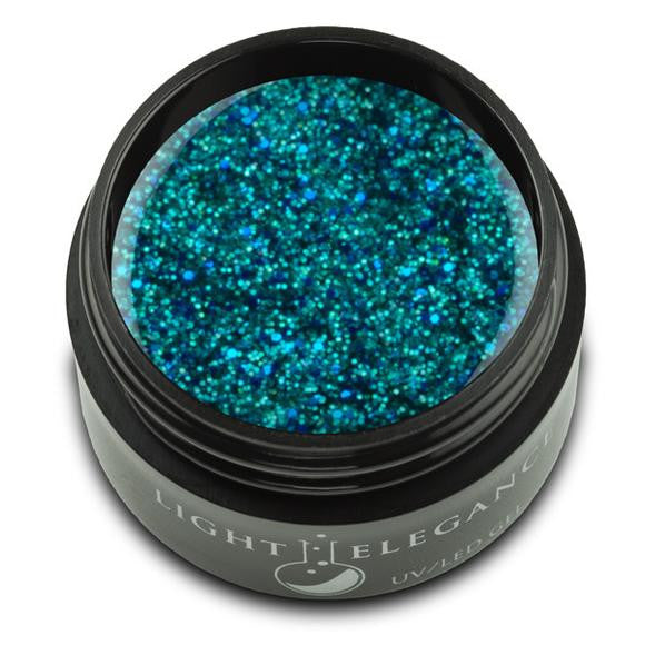 Light Elegance, UV/LED Glitter Gel, G940E, Lagoon, 17ml KK